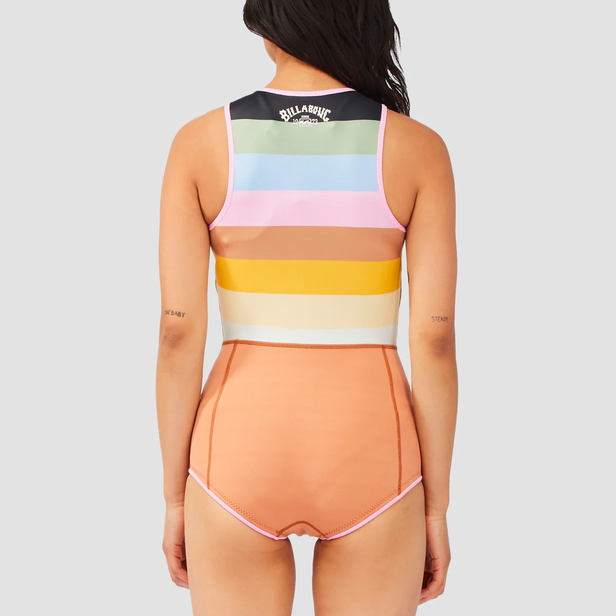 Billabong 1mm Sol Sista Sleeveless Shorty Wetsuit Paradise Stripe - Womens - Image 2