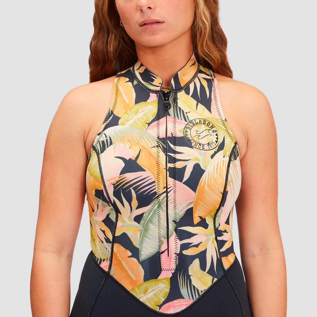 Billabong 2/2mm Salty Jane Long Jane Sleeveless Wetsuit Jungle Night - Womens - Image 3