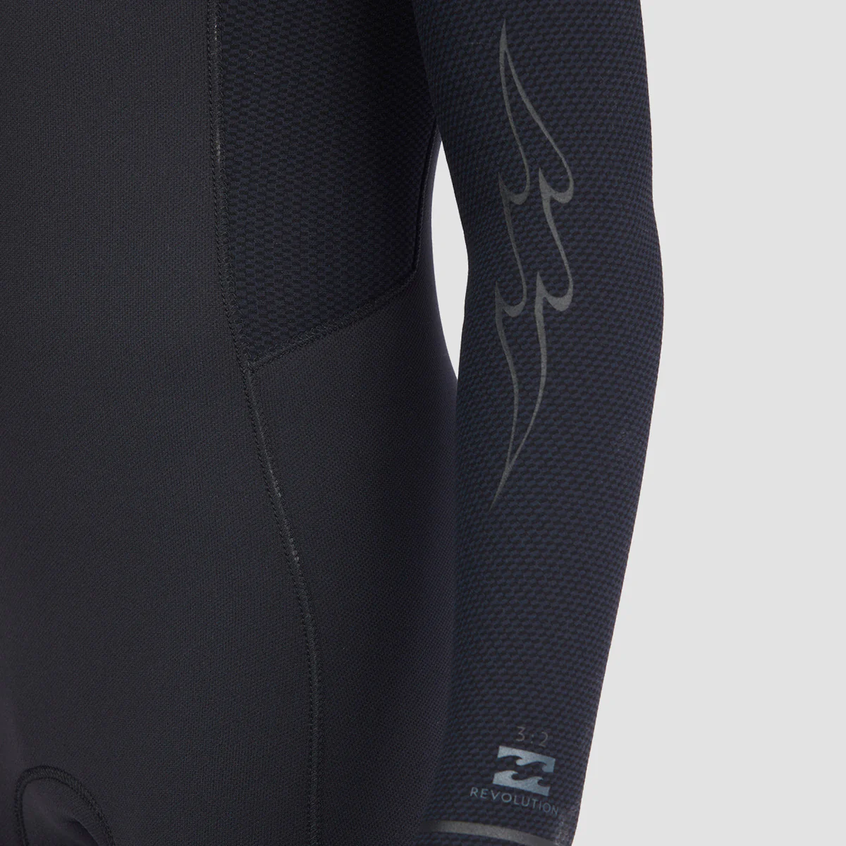 Billabong 4/3mm Revolution Chest Zip Wetsuit Black - Kids - Image 4