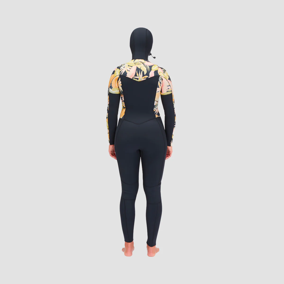 Billabong 4/3mm Salty Dayz 2022 Hooded Chest Zip Wetsuit Jungle Night - Womens - Image 2