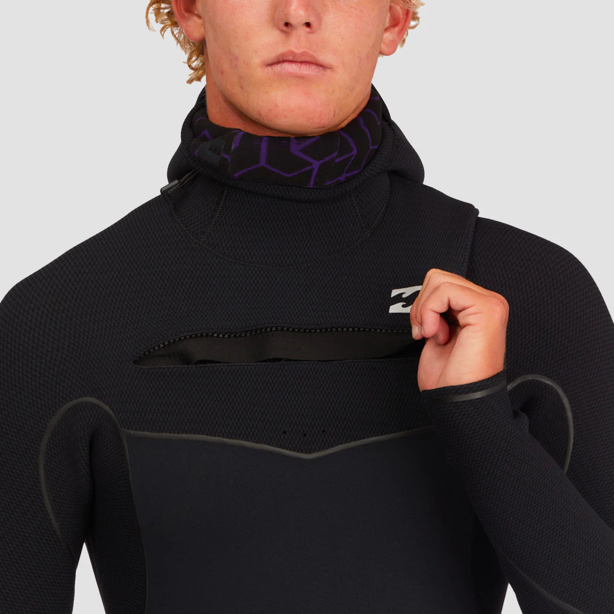 Billabong 5/4mm Furnace 2022 Hooded Chest Zip Wetsuit - Image 3