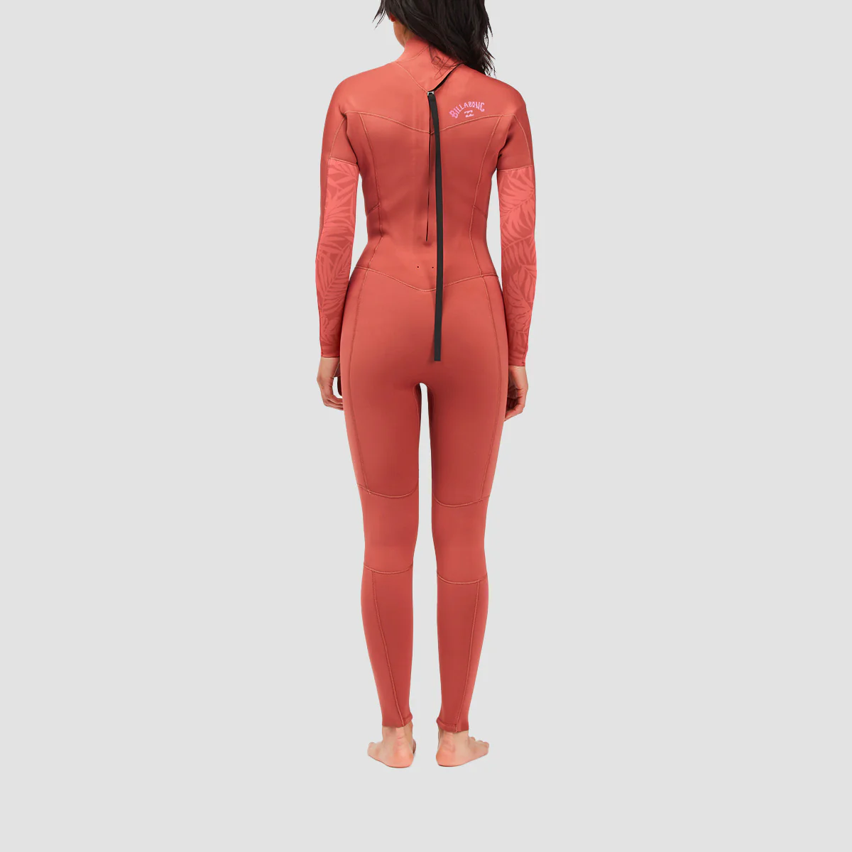 Billabong 5/4mm Synergy Back Zip Wetsuit Red Clay - Womens - Image 2