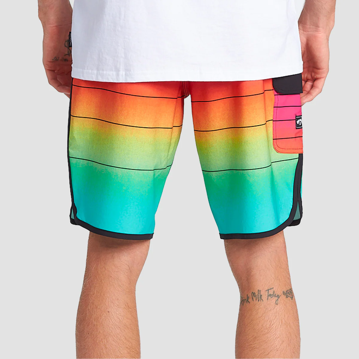 Billabong 73 Stripe Pro 20" Boardshorts Neon - Image 2