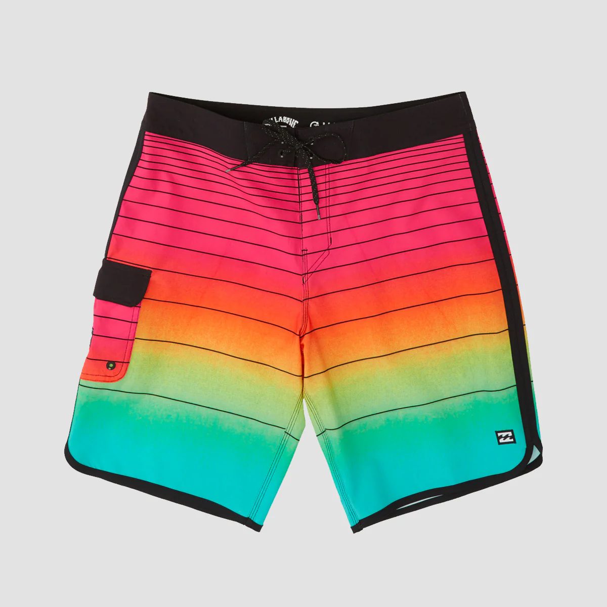 Billabong 73 Stripe Pro 20" Boardshorts Neon - Image 3