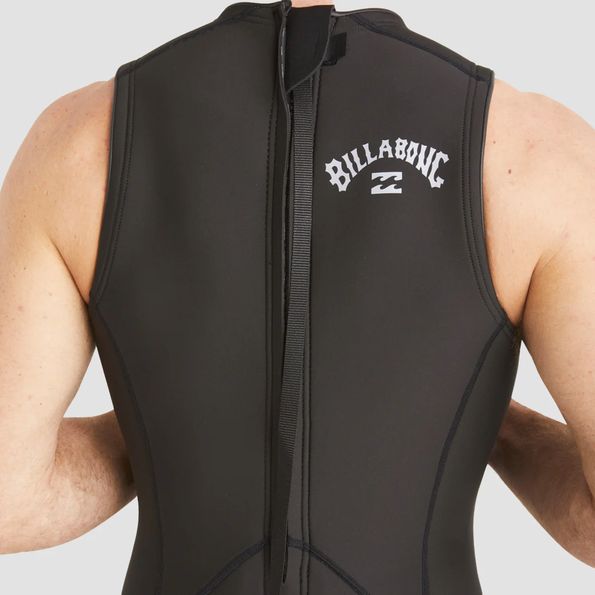 Billabong Absolute 2/2mm Short John Back Zip Wetsuit Black - Image 2