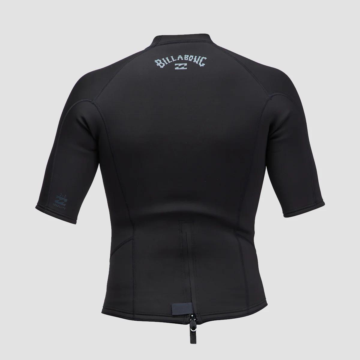 Billabong Absolute 2/2mm Short Sleeve Wetsuit Top Black - Image 2