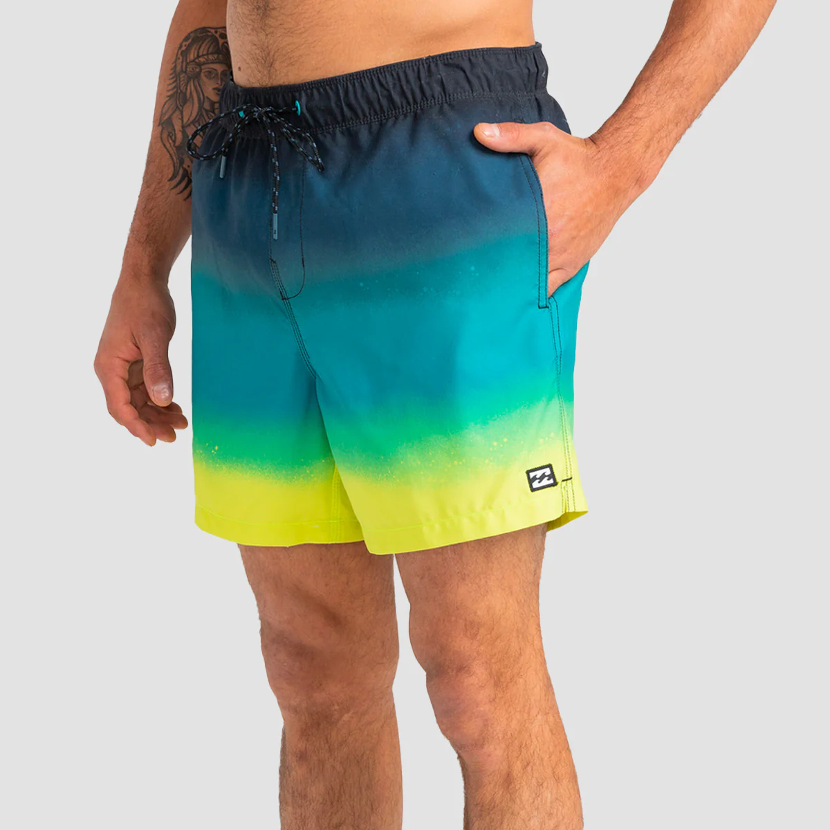 Billabong All Days Fade 16" Swim Shorts Black - Image 3