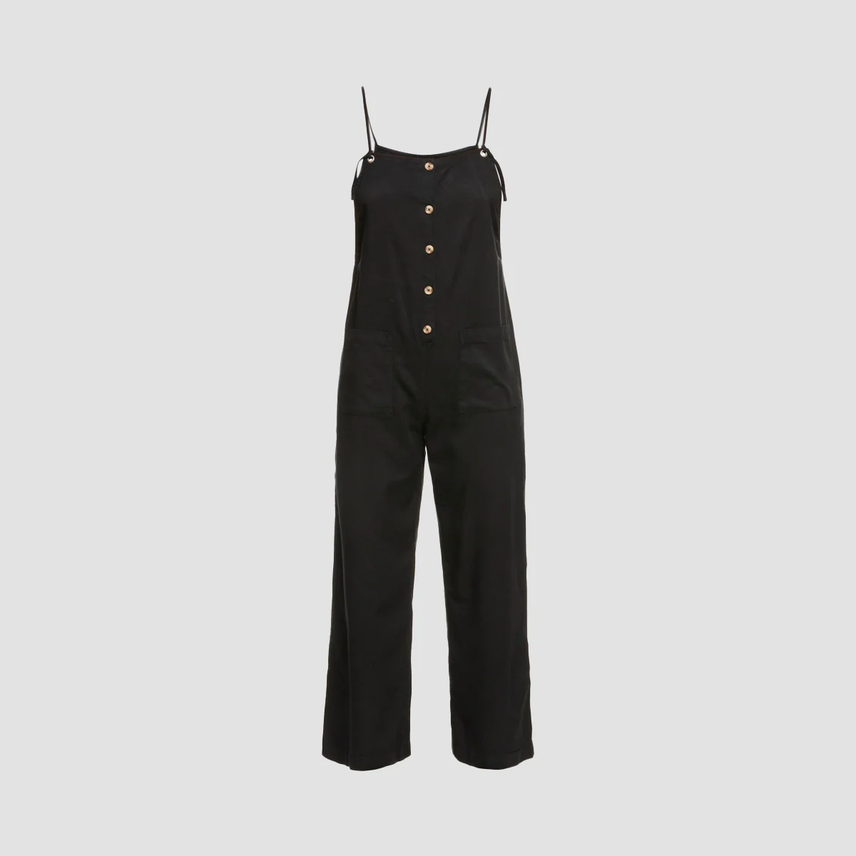 Billabong Beach Cruiser Dungarees Black - Womens - Image 3