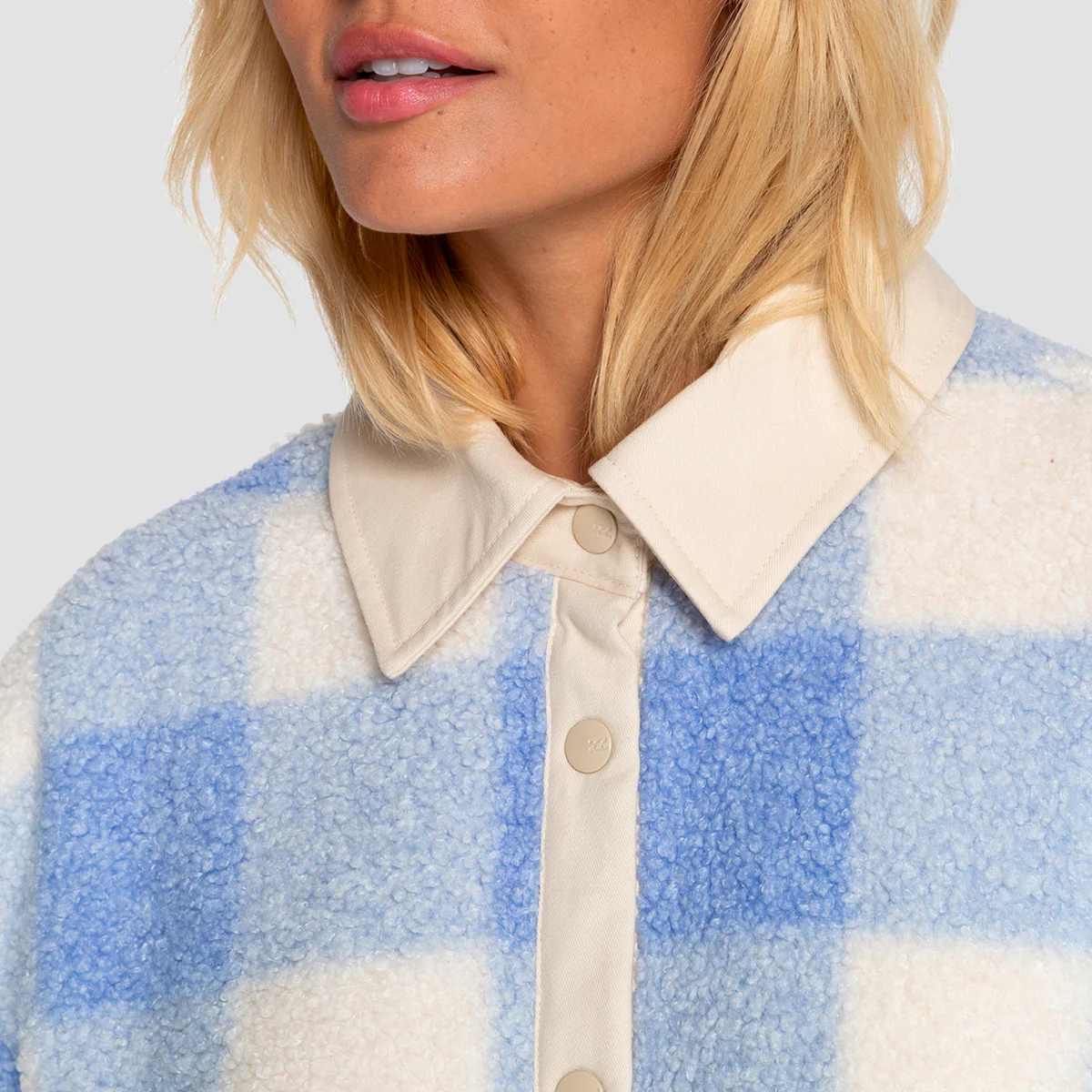 Billabong Best Story Fleece Overshirt Outta The Blue - Womens - Image 4