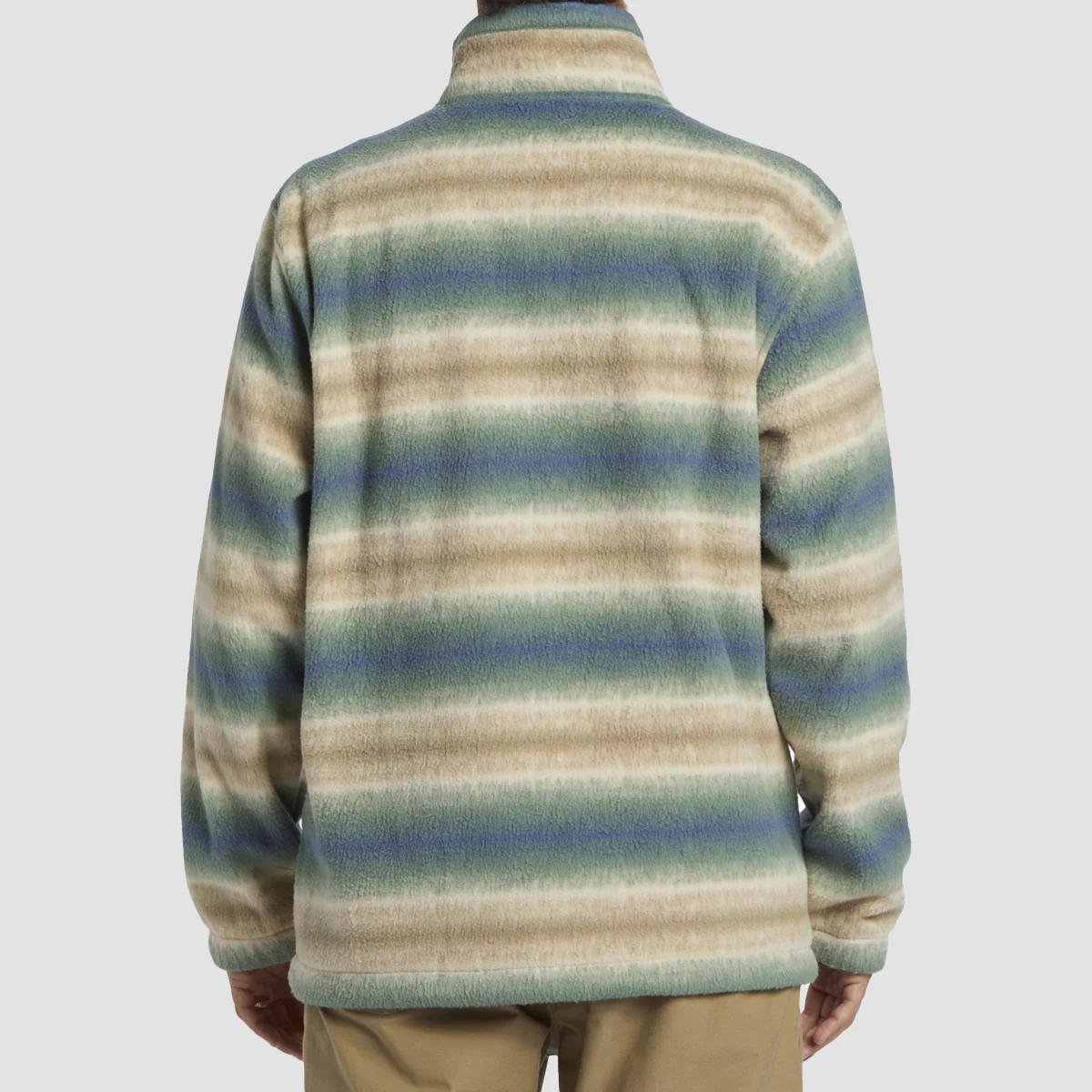 Billabong Boundary Half Zip Polar Fleece Sweatshirt Dune - Image 2