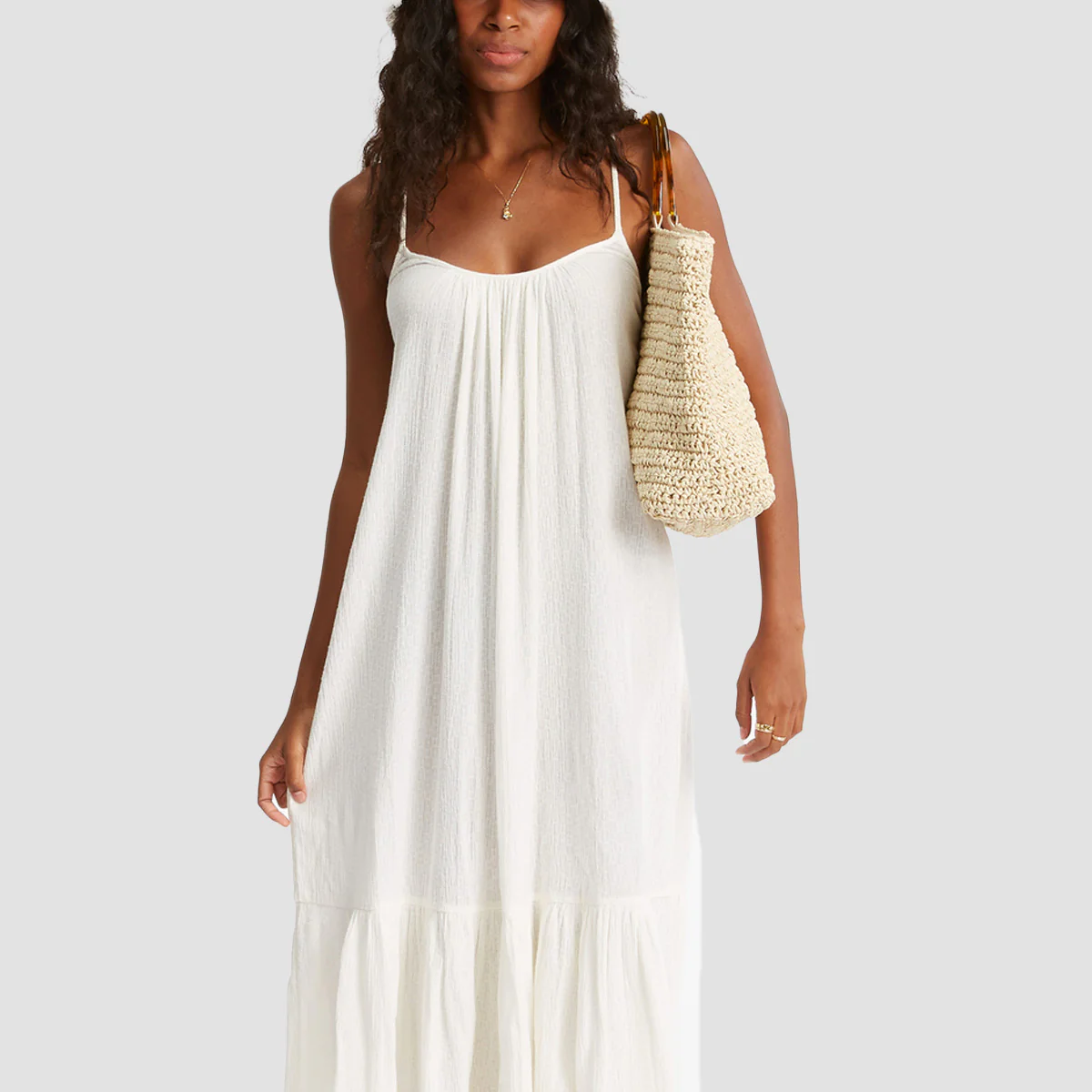 Billabong Check Her Out Tote Bag Natural - Womens - Image 2