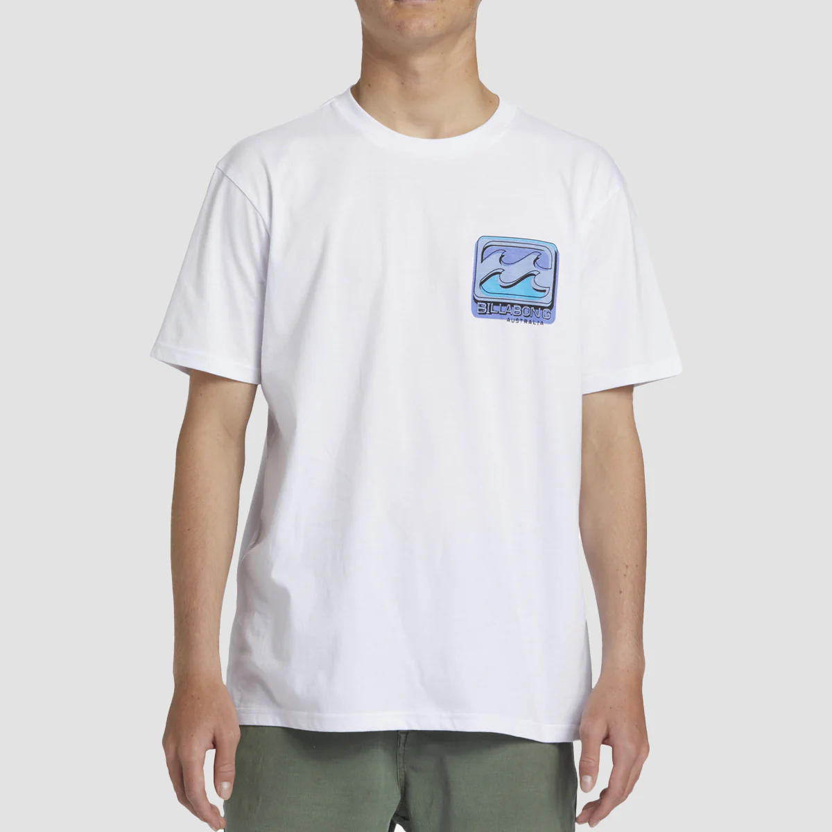Billabong Crayon Wave T-Shirt White - Image 2