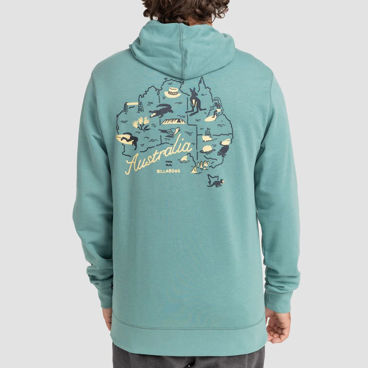 Billabong Dreamy Place Pullover Hoodie Light Marine - Image 2