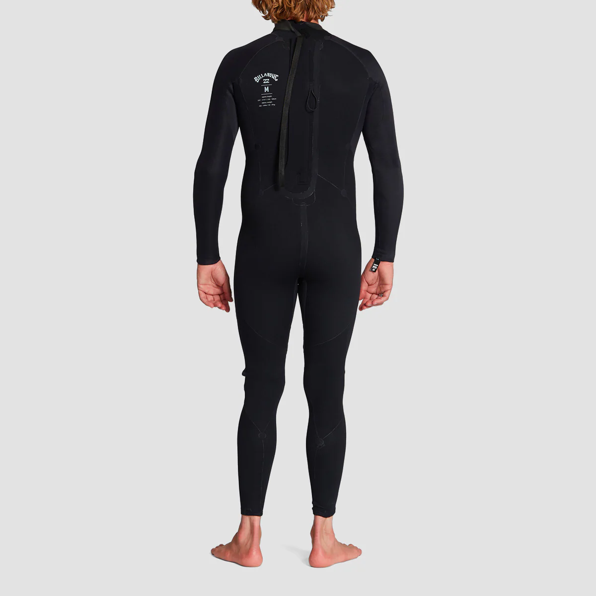 Billabong Intruder 3/2mm GBS Back Zip Wetsuit Black - Image 2