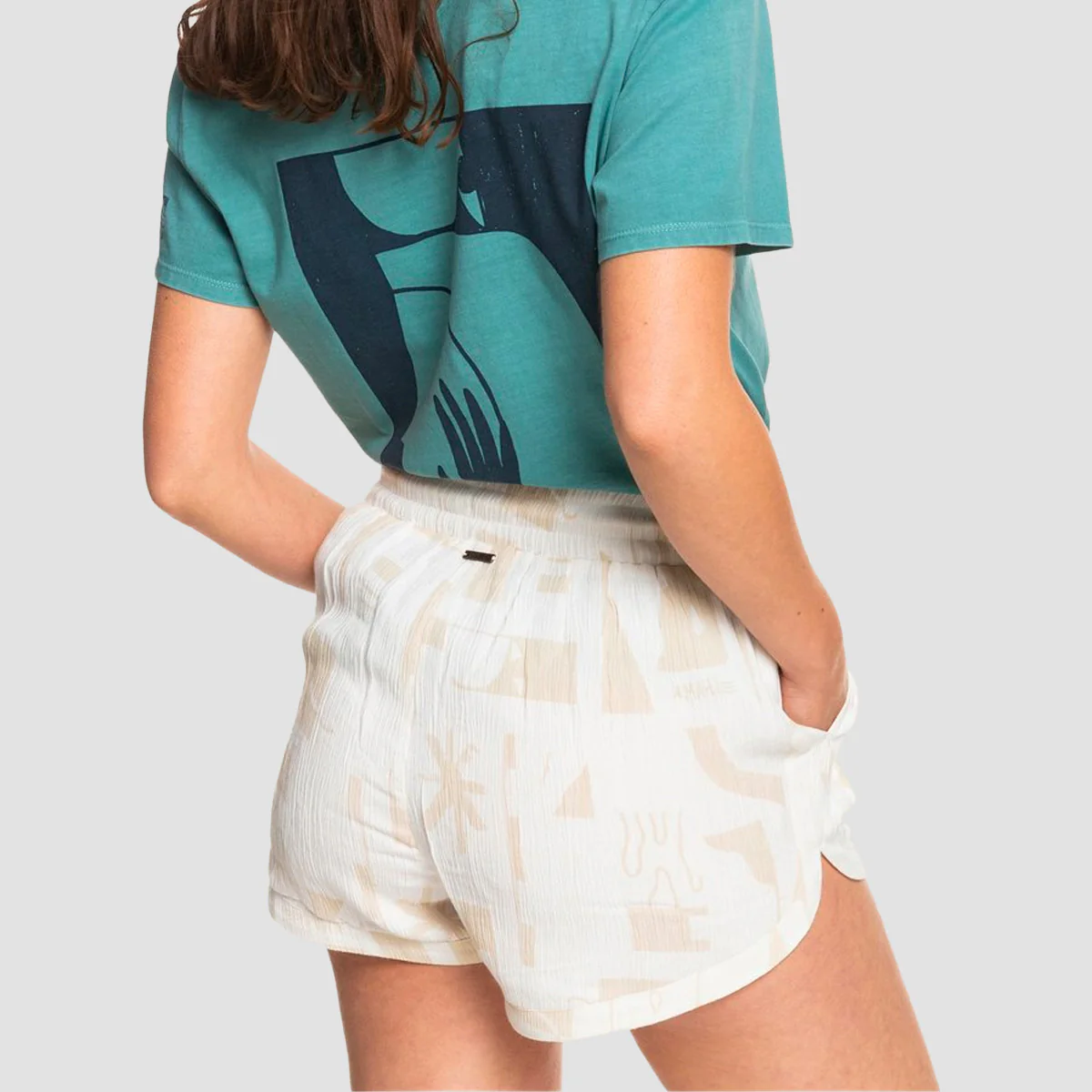 Billabong Madi Painting Shorts Salt Crystal - Womens - Image 2