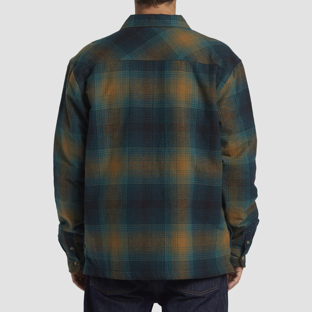 Billabong Offshore Sherpa Lined Shirt Jacket Real Teal - Image 2
