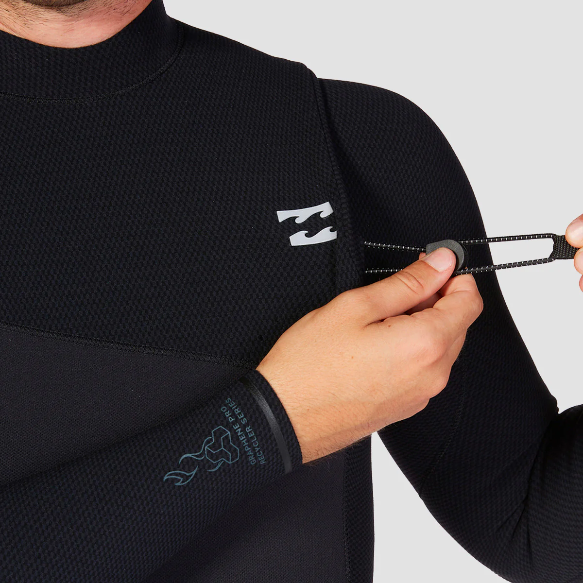Billabong Revolution Natural 4/3mm Zipless Wetsuit Black - Image 3