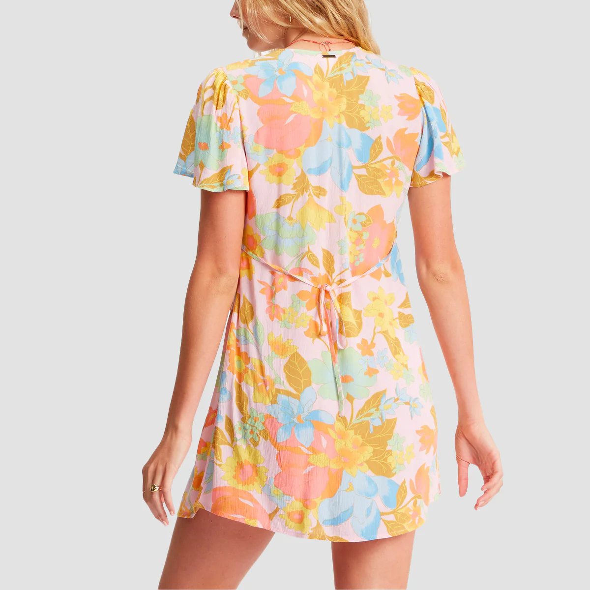 Billabong Short And Sweet Mini Dress Sorbet - Womens - Image 2