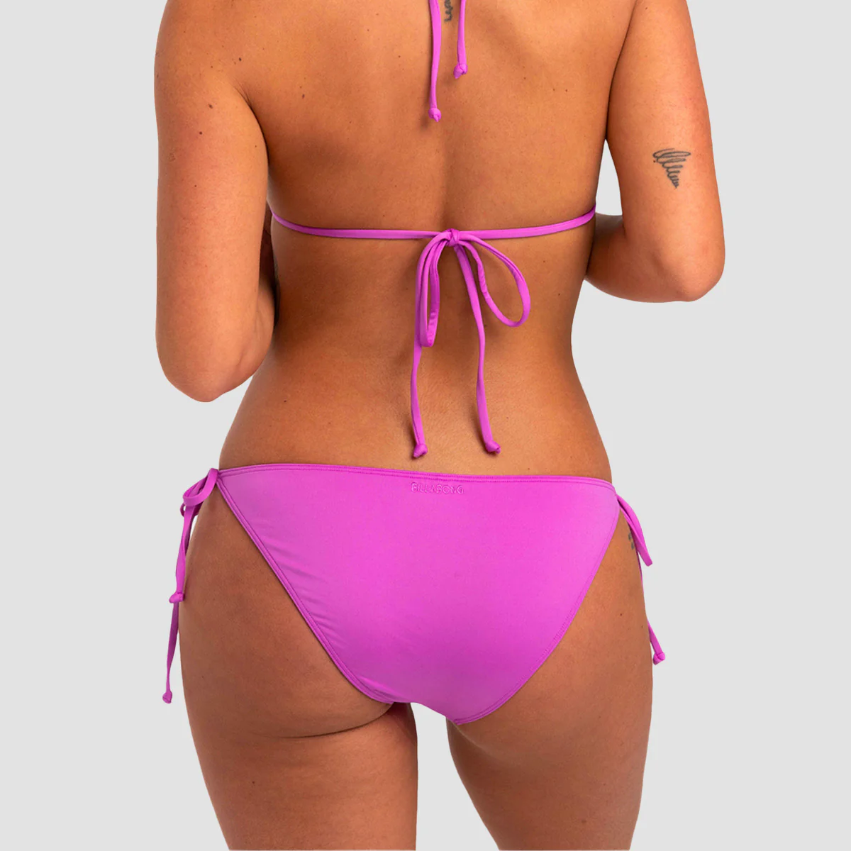 Billabong Sol Searcher Multi Triangle Bikini Top Bright Orchid - Womens - Image 2