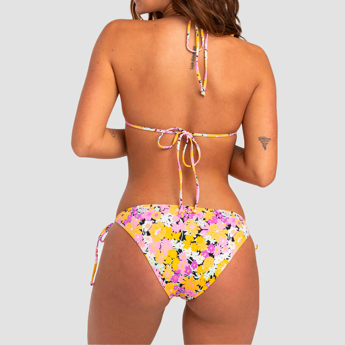 Billabong Sol Searcher Tropic Tie Side Bikini Bottoms Flowers - Womens - Image 2
