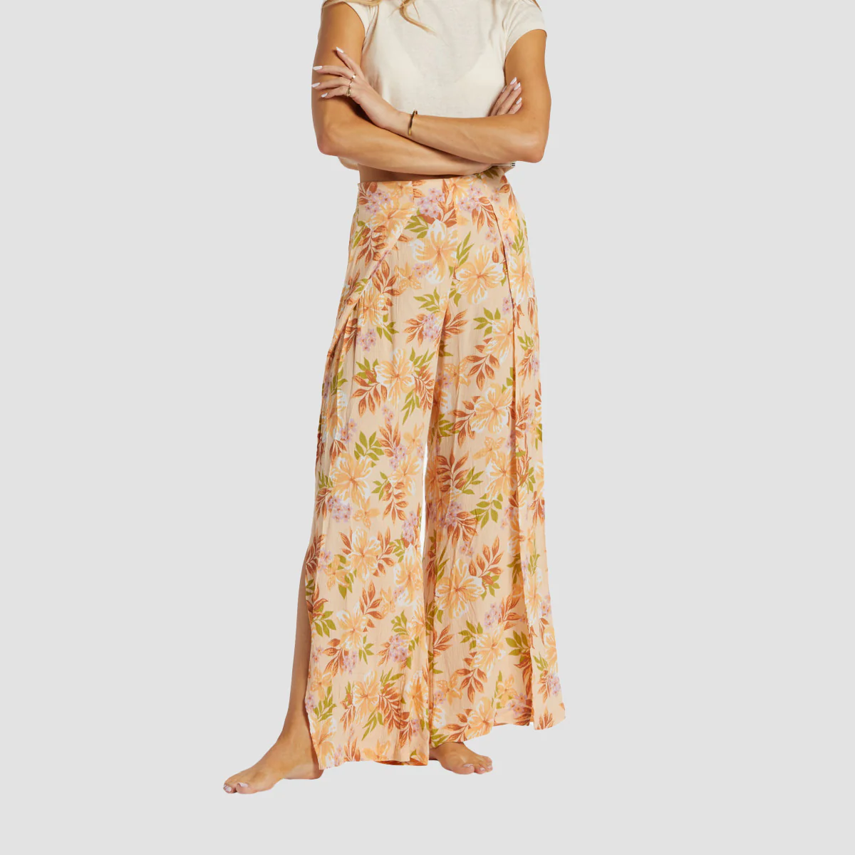 Billabong Split Spirit Beachy Trousers Peach Whip - Womens