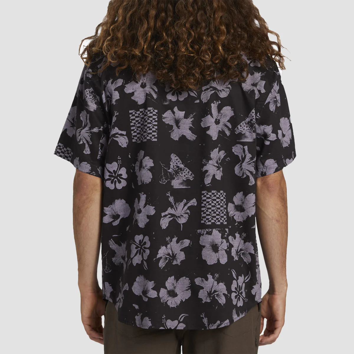 Billabong Sundays Short Sleeve Shirt Purple Ash - Image 2