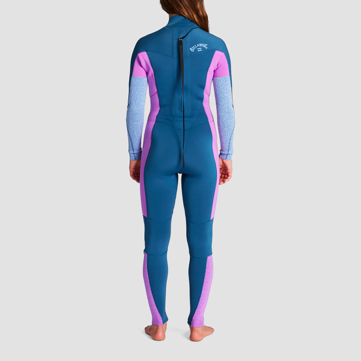 Billabong Synergy 3/2mm Back Zip Wetsuit Deep Sea - Womens - Image 2