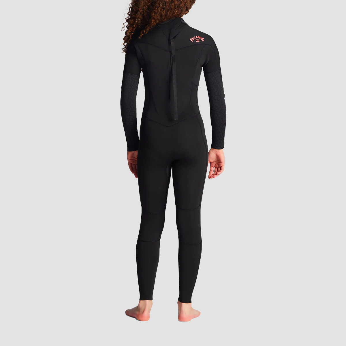 Billabong Synergy 3/2mm Back Zip Wetsuit Wild Black - Girls - Image 2