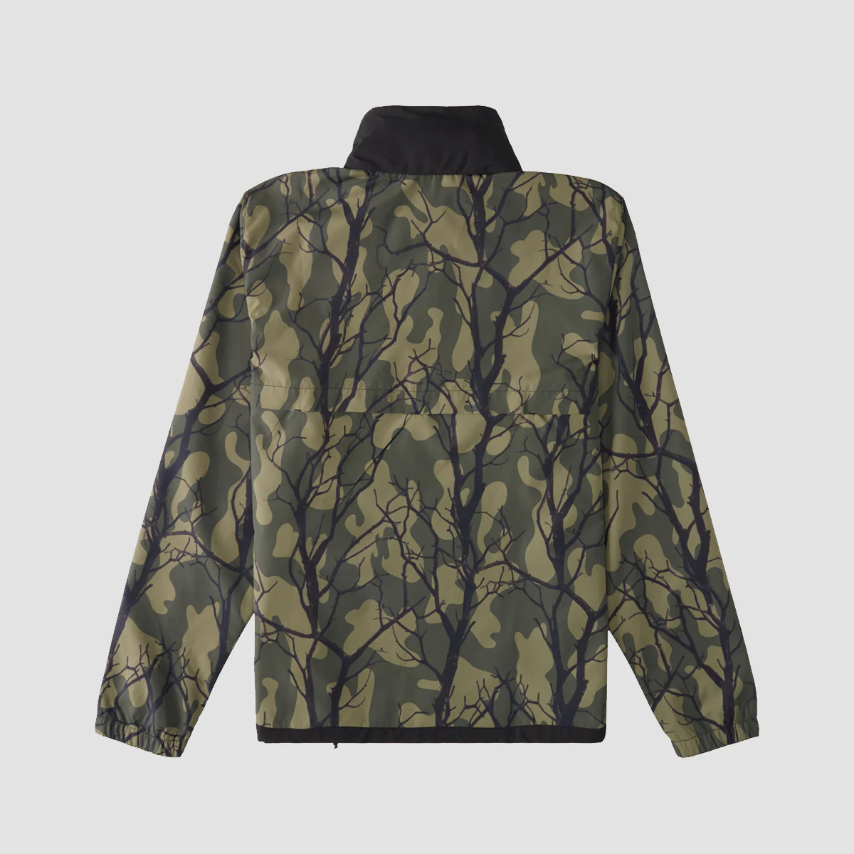 Billabong Windswell Windbreaker Jacket Olive Camo - Image 2