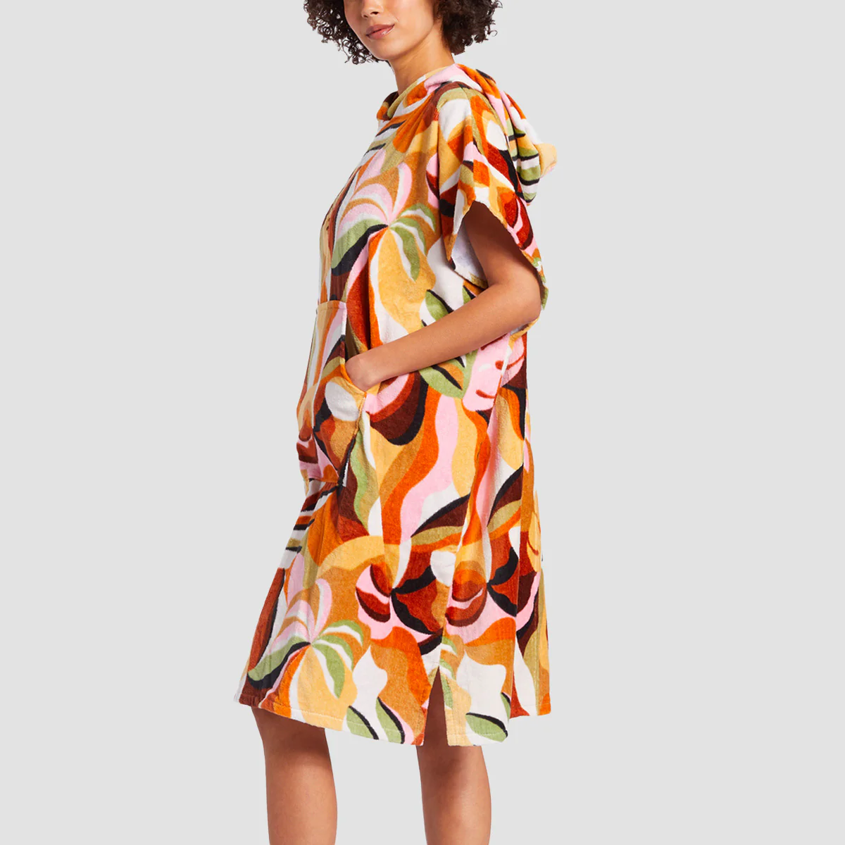 Billabong Womens Hooded Towel Multi - Image 2