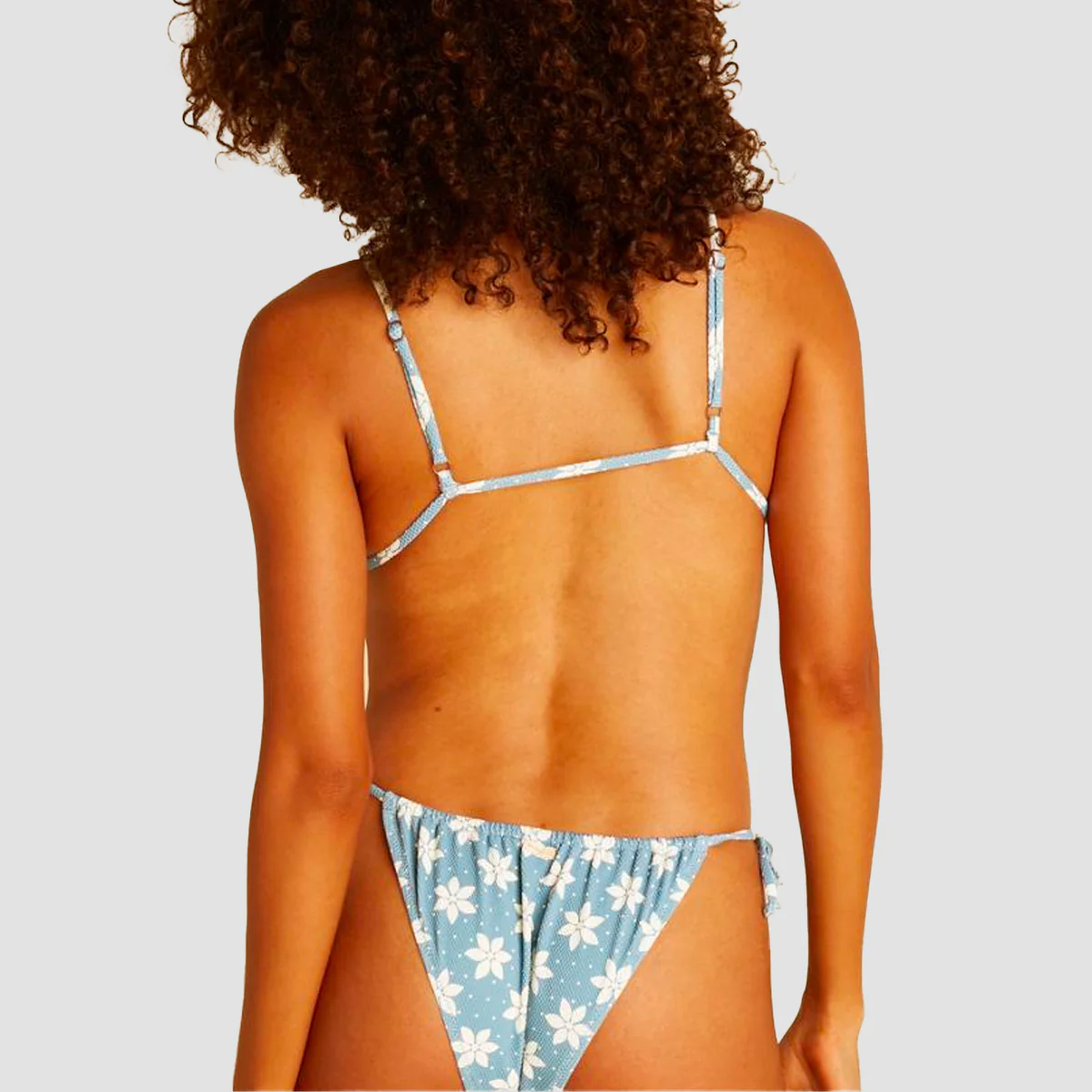 Billabong Wrangler Sweet Country Slide Tall Tri Bikini Top Rodeo Blue - Womens - Image 2