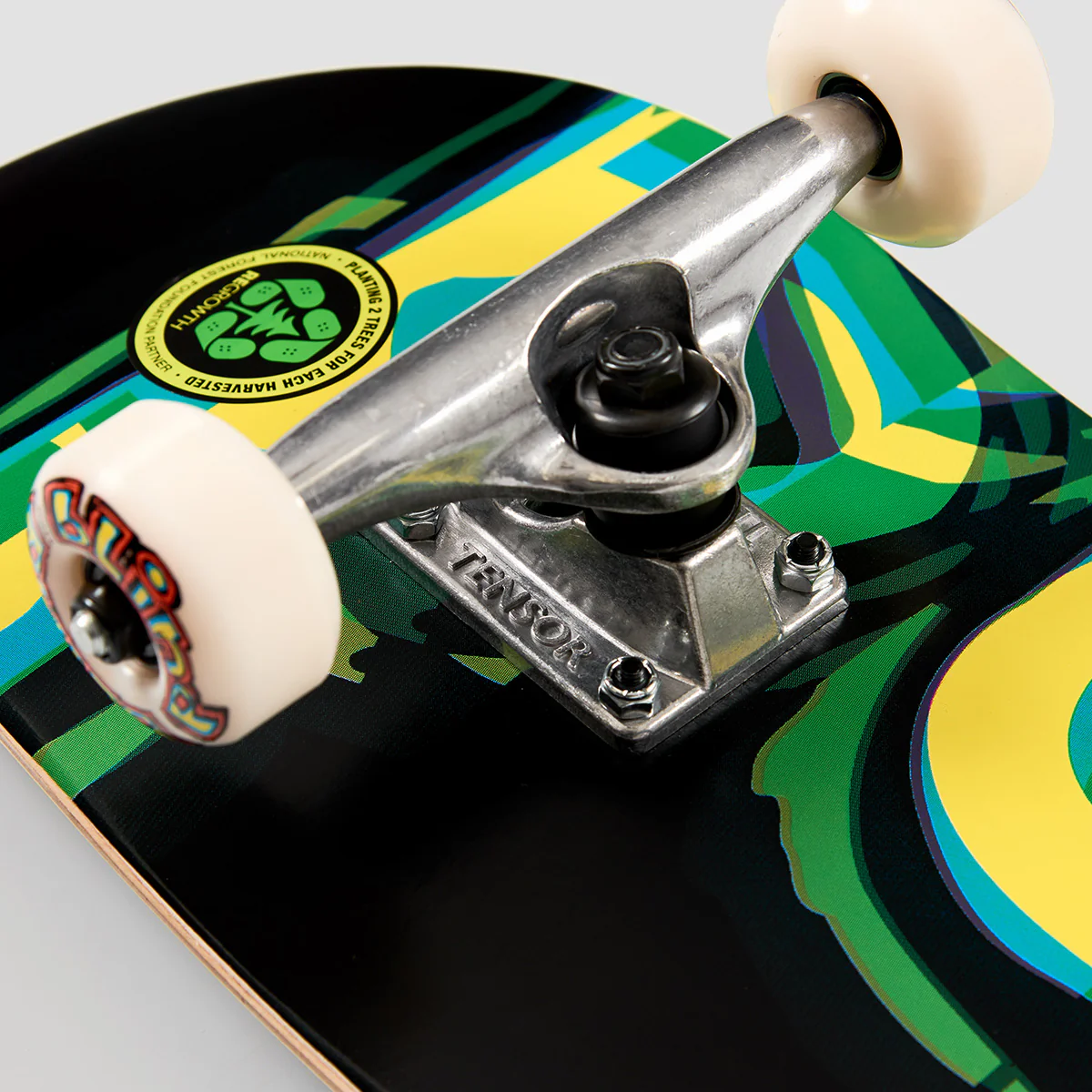 Blind Logo Glitch FP Skateboard Green/Yellow - 7.875" - Image 3