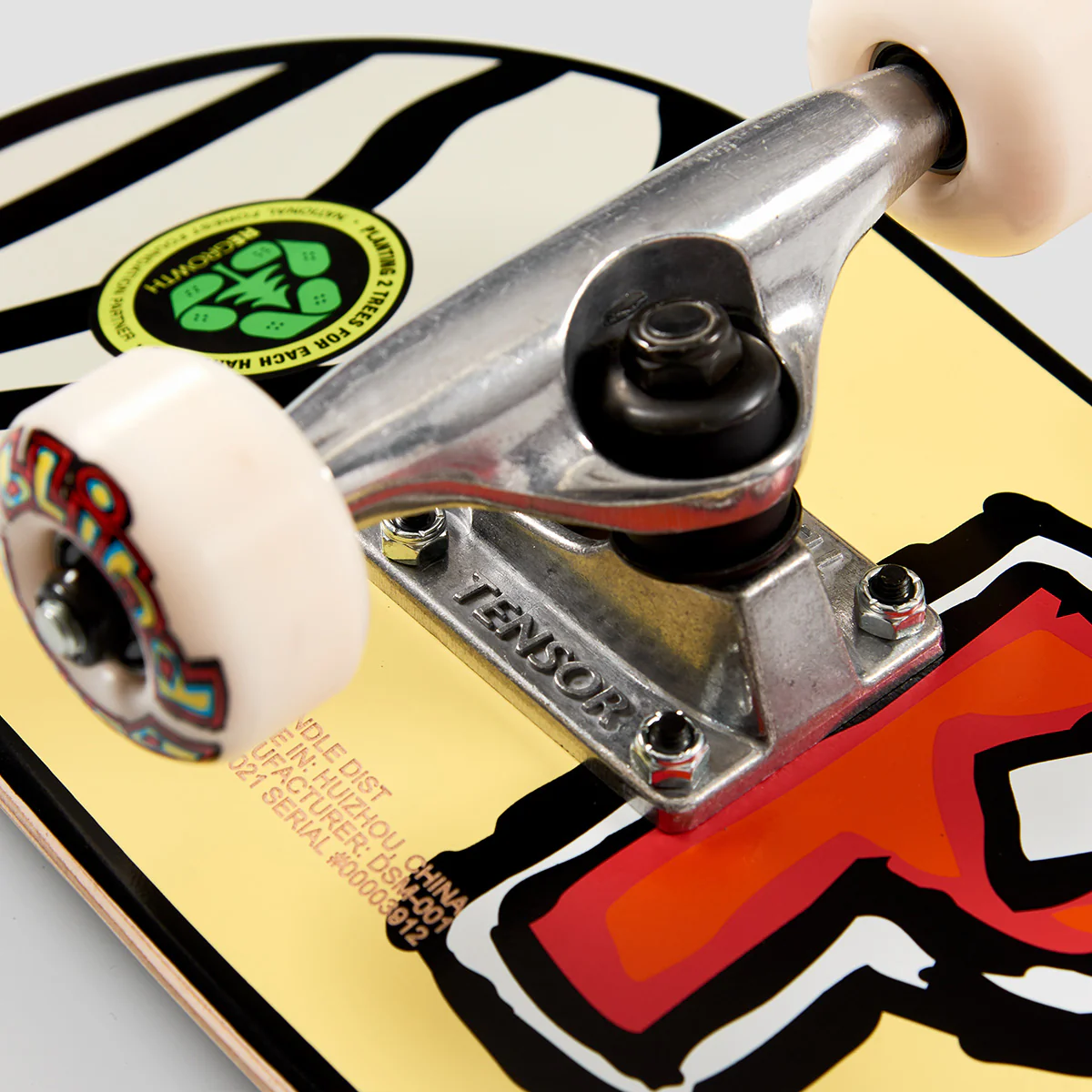 Blind Og Tiger Stripe FP Mini Skateboard Red/Orange - 7" - Image 3