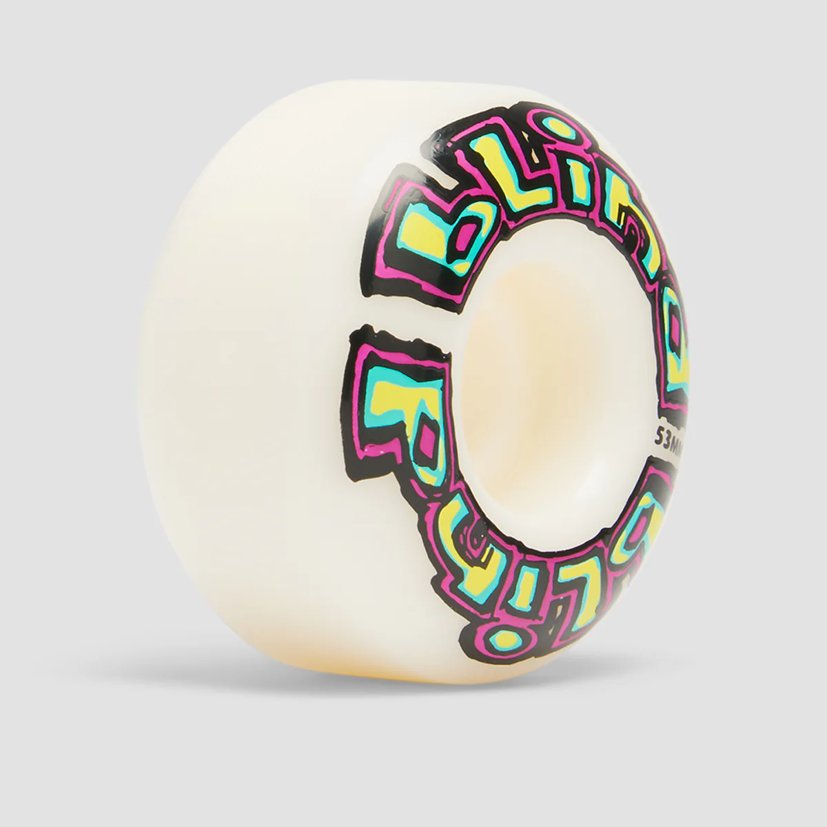 Blind OG Wrap Skateboard Wheels Purple/Teal 53mm - Image 2