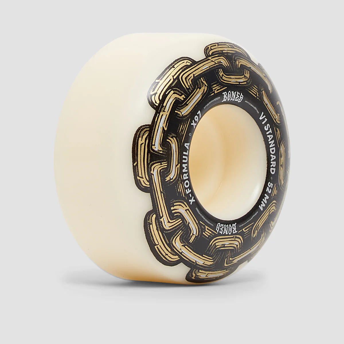 Bones X-Formula Gold Chain V1 X97A Standard Skateboard Wheels Natural 52mm - Image 2