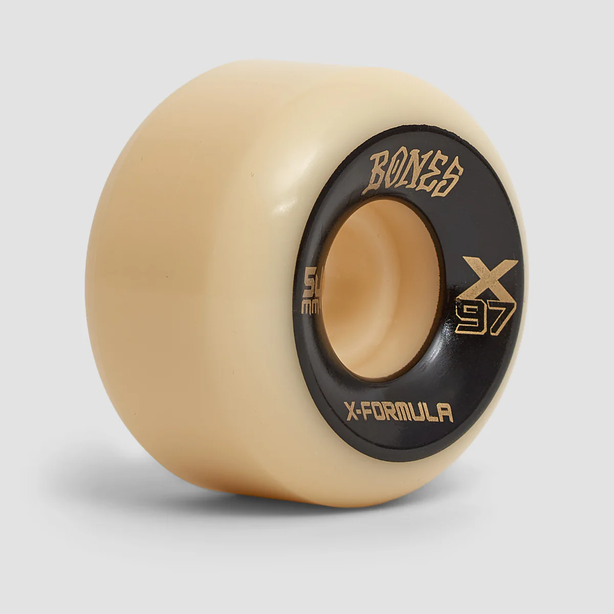 Bones X-Formula V6 Wide-Cut X97A Skateboard Wheels Natural 54mm - Image 2