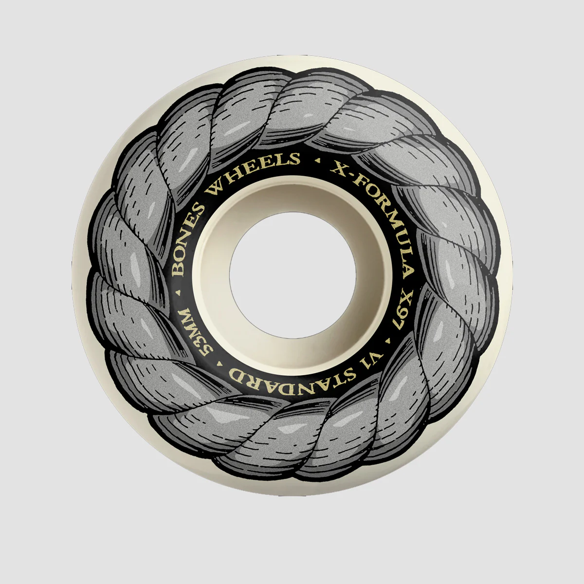Bones X-Formula XF Standard V1 97A Skateboard Wheels White 52mm