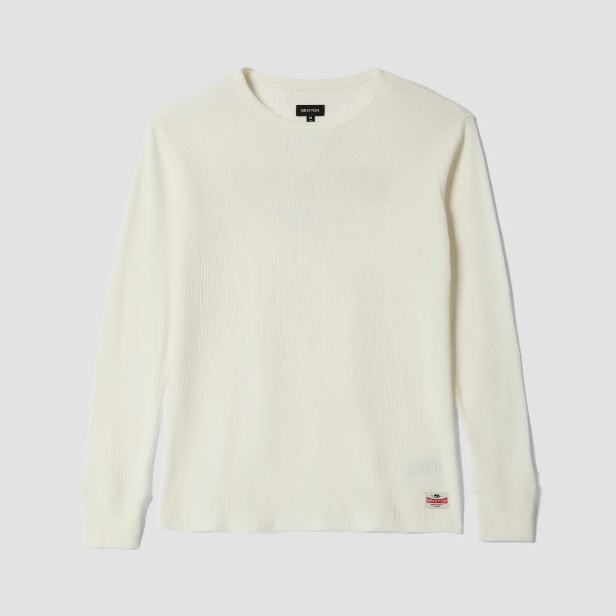 Brixton Altered Threads Longsleeve Thermal T-Shirt Off White - Image 2