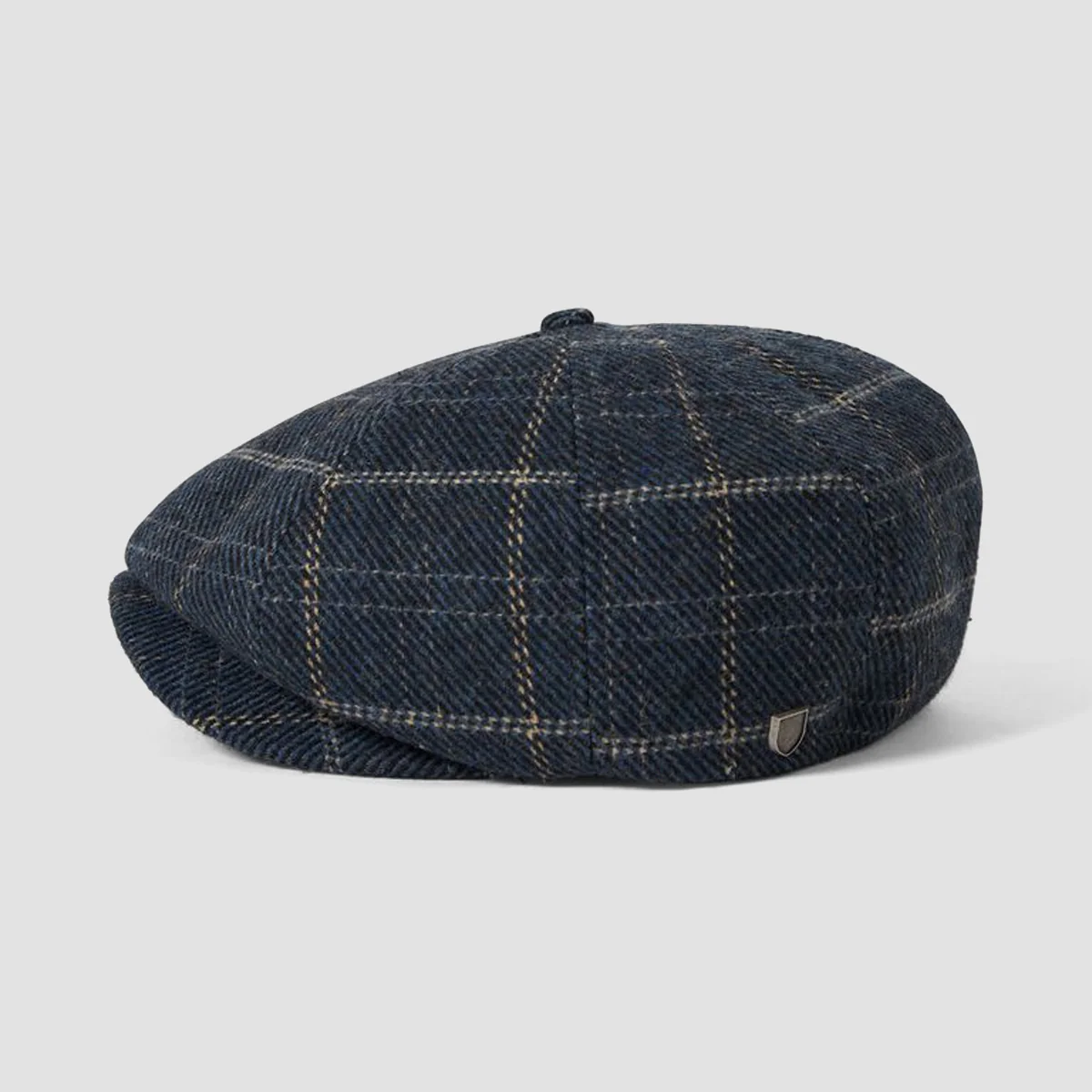 Brixton Brood Newsboy Cap Mood Indigo/Tan - Image 2