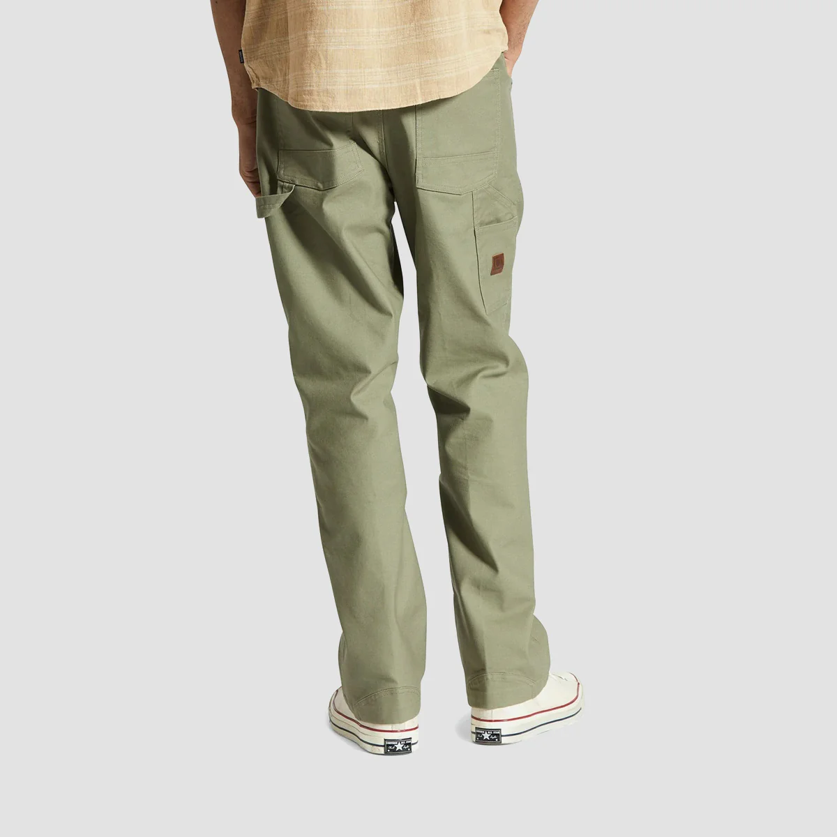 Brixton Builders Carpenter Pants Olive Surplus - Image 3
