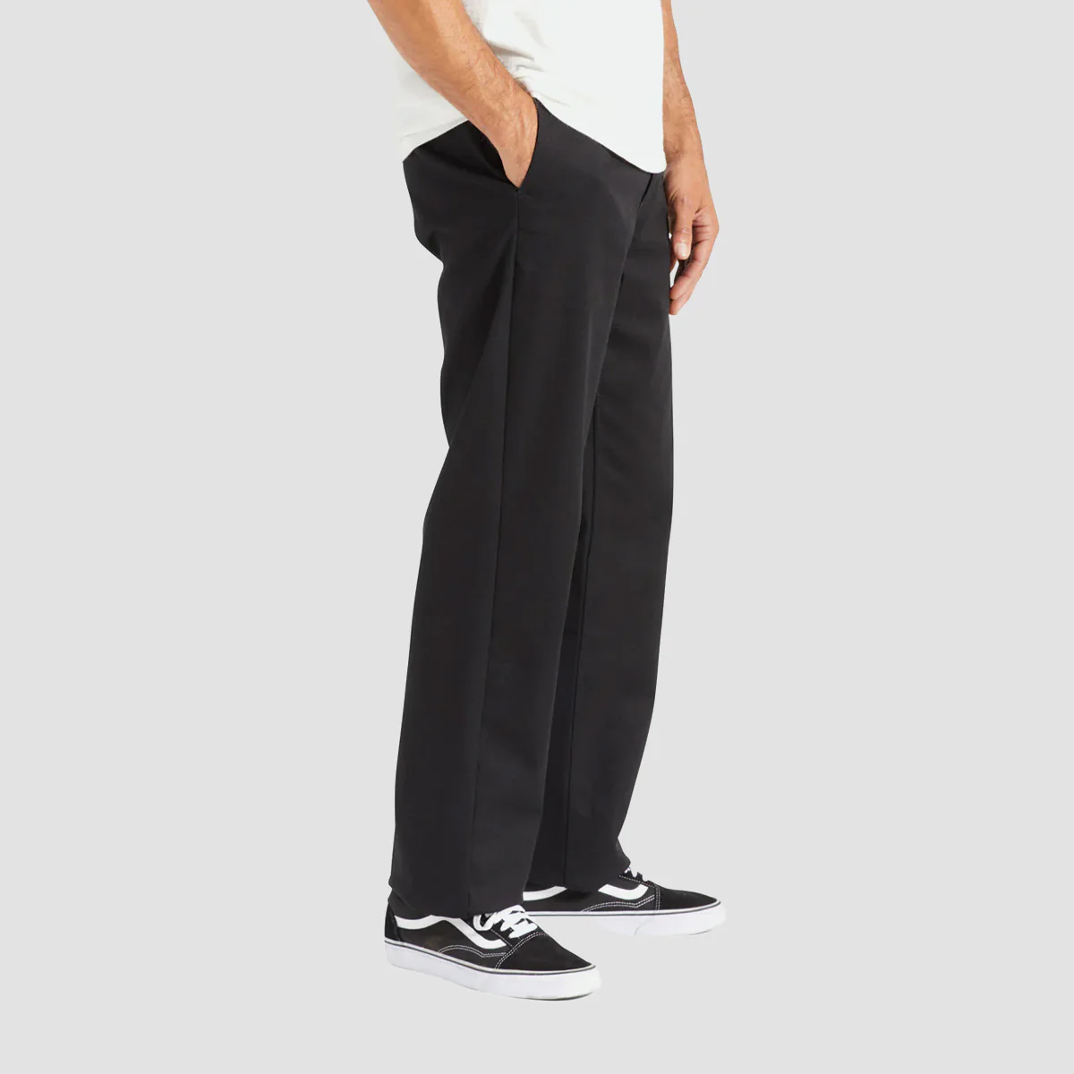Brixton Choice Chino Relaxed Pants Black - Image 2