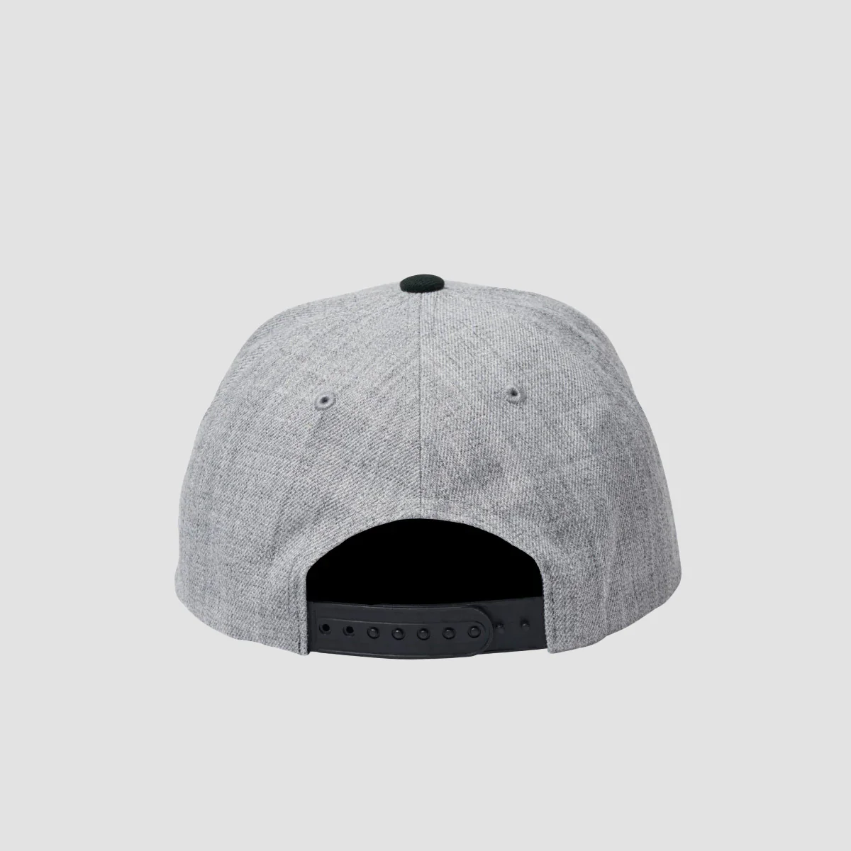 Brixton Crest C MP Snapback Cap Heather Grey/Black - Image 2