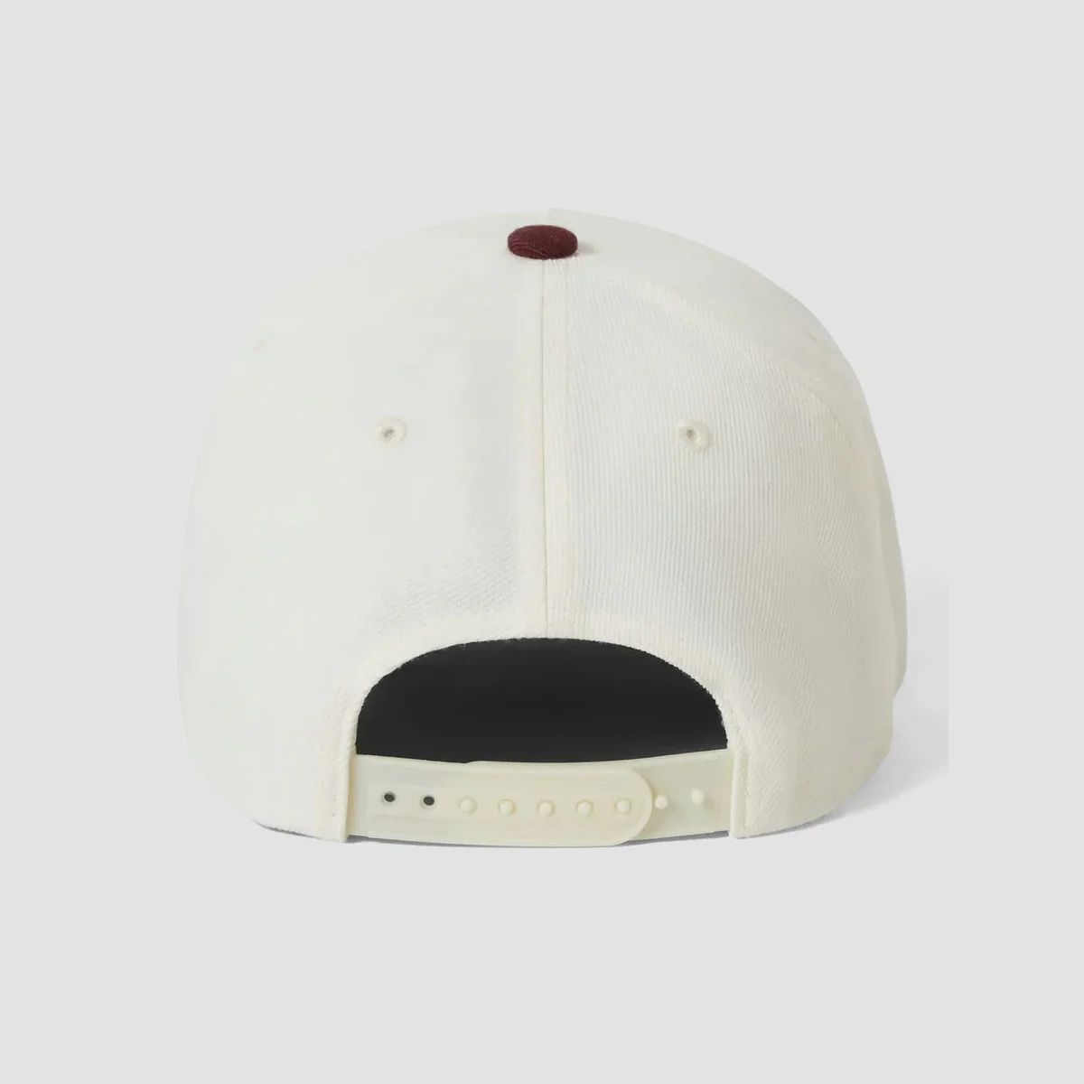 Brixton Crest Netplus MP Snapback Cap Port/Off White - Image 2