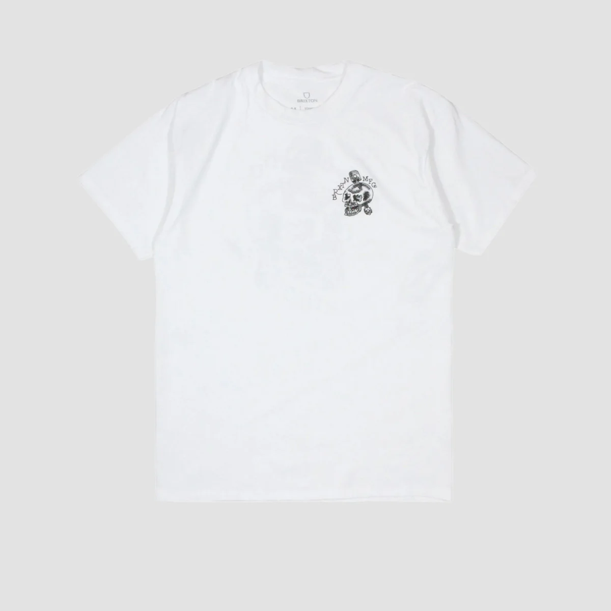Brixton Daytona T-Shirt White - Image 2