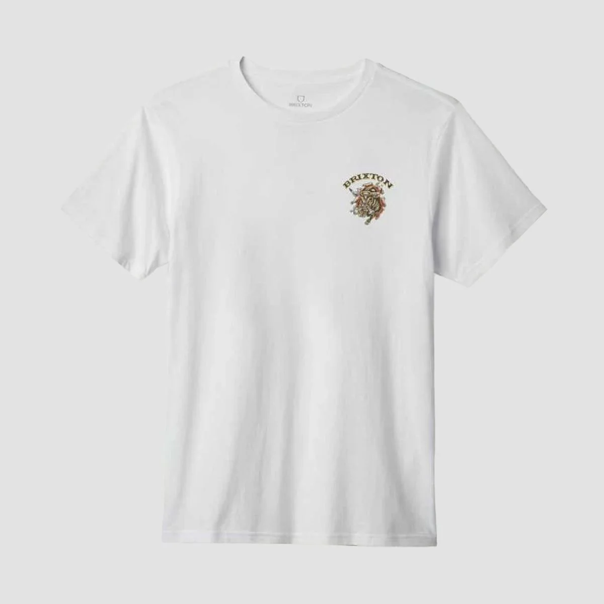 Brixton El Toro Tailored T-Shirt White - Image 2