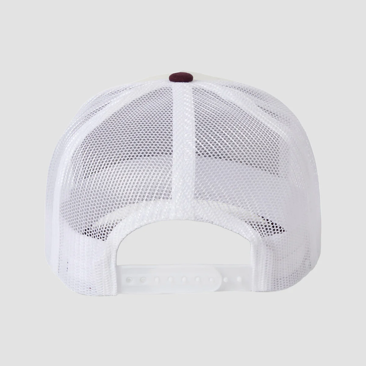 Brixton Genuine Quality C Netplus MP Trucker Cap Off White/Port - Image 2