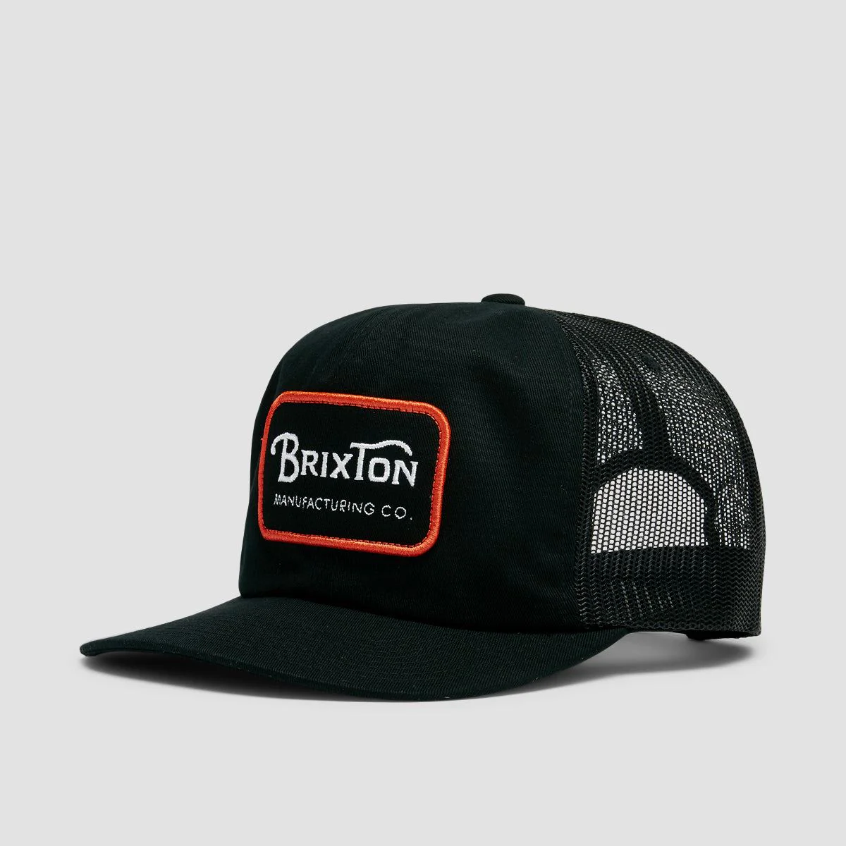 Brixton Grade HP Trucker Cap Black/Orange/White