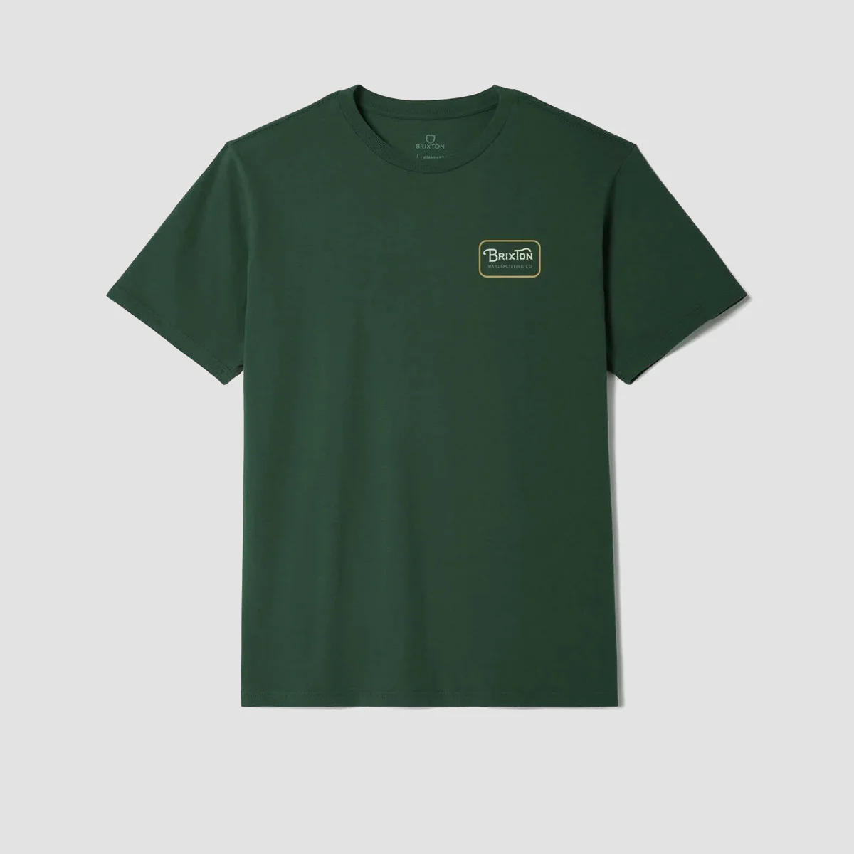 Brixton Grade T-Shirt Forest Green/Stone/Washed Copper - Image 2
