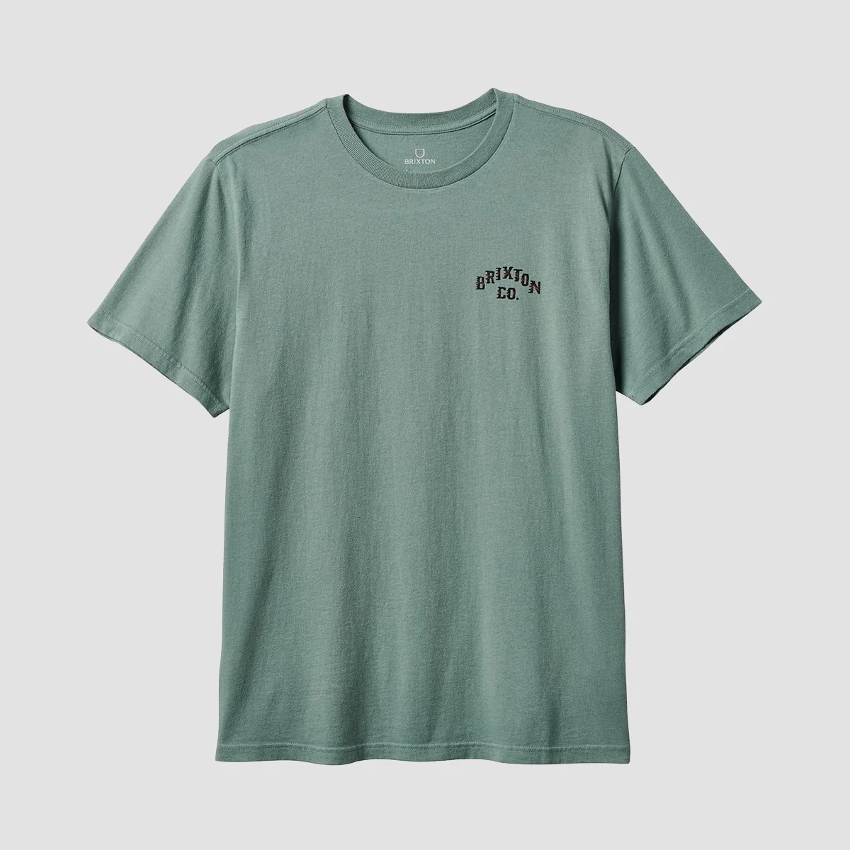 Brixton Homer T-Shirt Chinois Green Classic Wash - Image 2