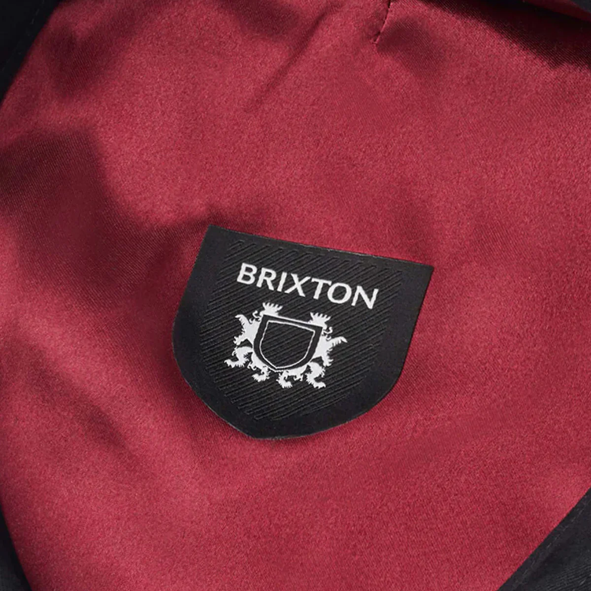 Brixton Hooligan Flat Cap Grey/Black - Image 2